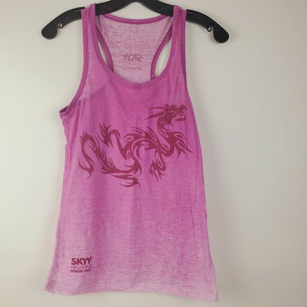 SKYY Infusions Pink Purple Racerback Sleeveless Tank Top M